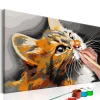 Gjør-det-selv-maleri Rød katt 60x40 cm