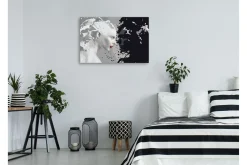 Gjør-det-selv-maleri Svart / Hvit 60x40 cm