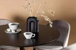 Glade Spisegruppe 100 cm Rund med 4 Velvet Stoler
