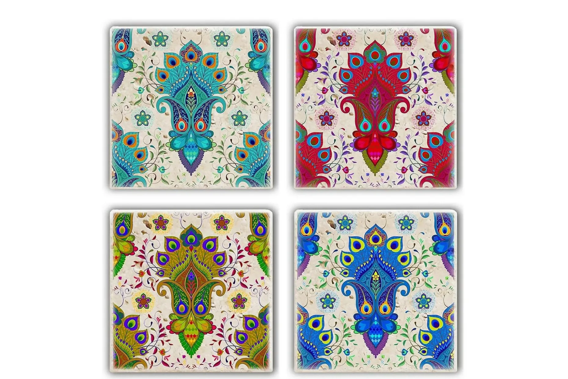 Glassunderlag 4-pk