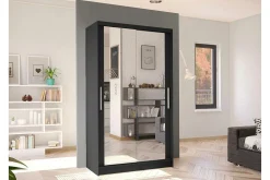 Glenmore Garderob m. Spegel Black