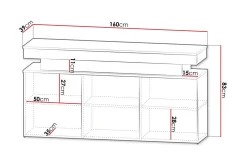 Glenndale Highboard