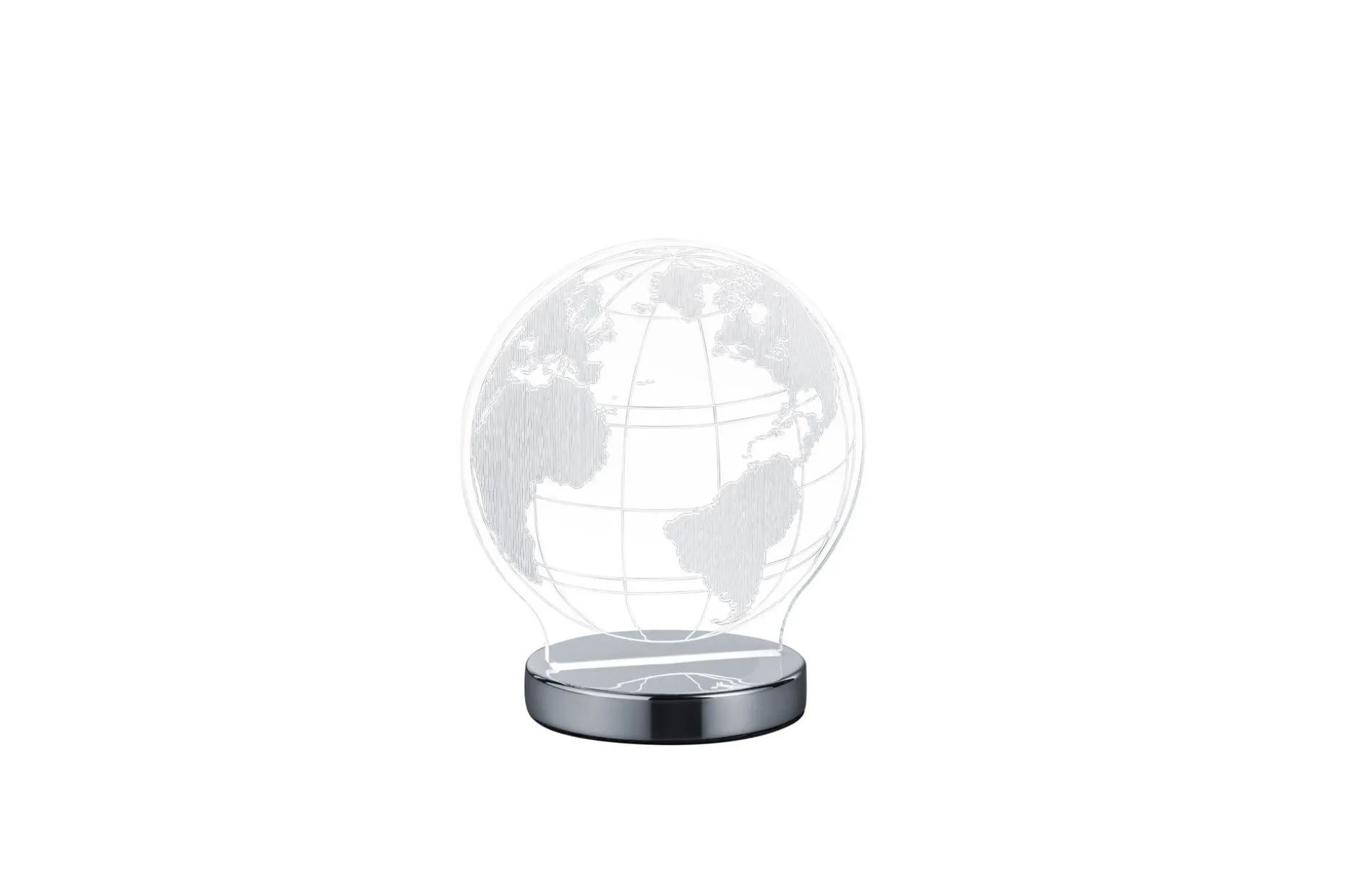 Globe Bordlampe LED-krom