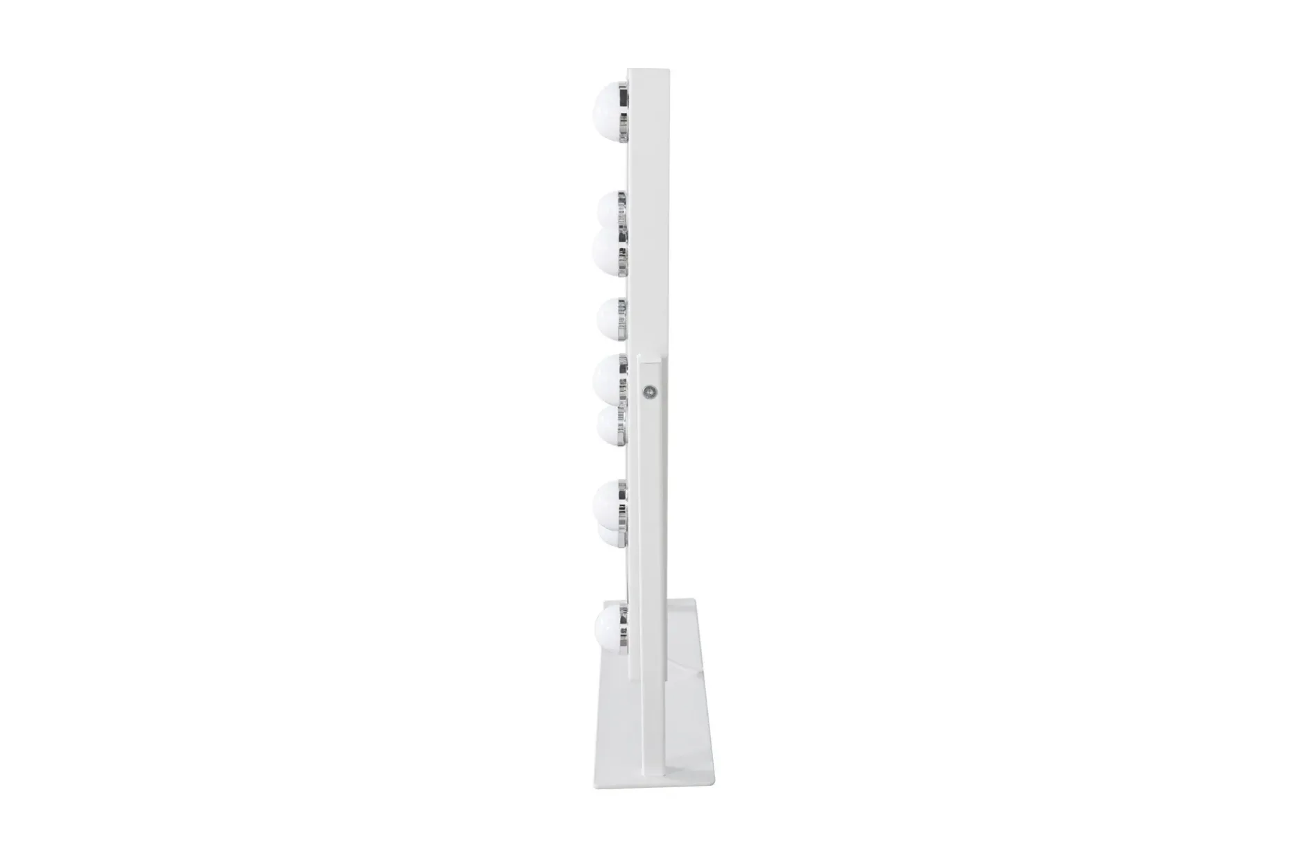 Glow Lille sminkespeil på fot 36,5 cm med LED belysning/lamper Holywood speil