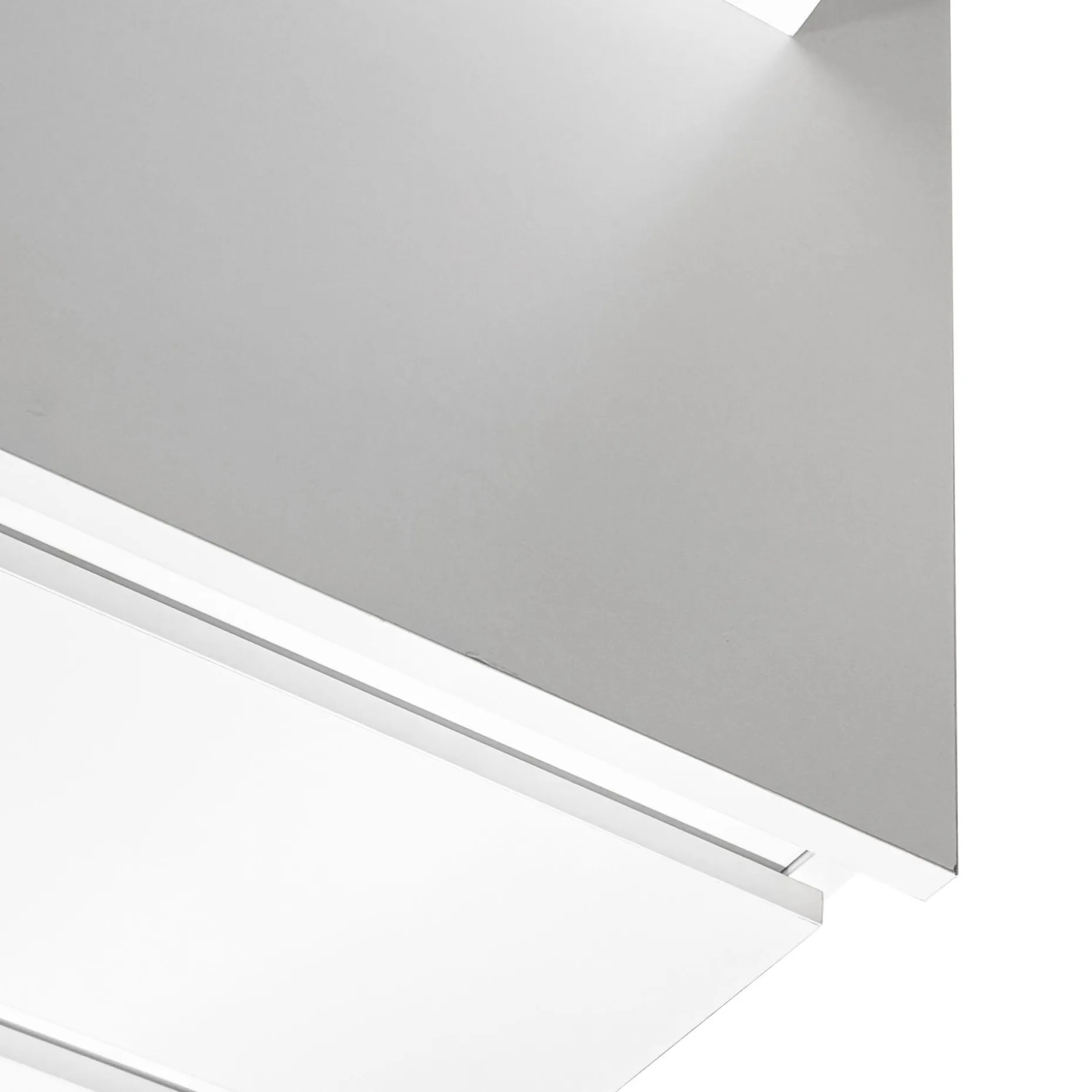 Glow Sminkebord 94 cm med speil skuffer og krakk - LED Belysning