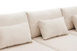 Grande 5-seters U-Sofa med Divan Venstre