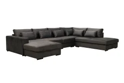 Grande 6-seters U-Sofa med Divan Høyre