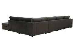 Grande 6-seters U-Sofa med Divan Høyre