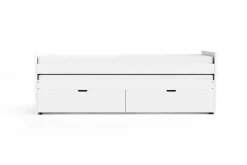 Granvik Sengeramme 90x200 cm uttrekkbar med ekstraseng og oppbevaring inkludert 2 madrasser
