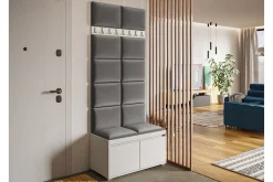 Grawis Sittebenk 2-seters med 12-pk Veggdekorasjon 40x30 cm