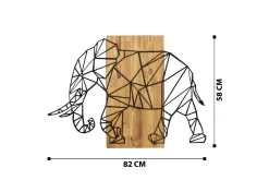 Great Elephant Veggdekor