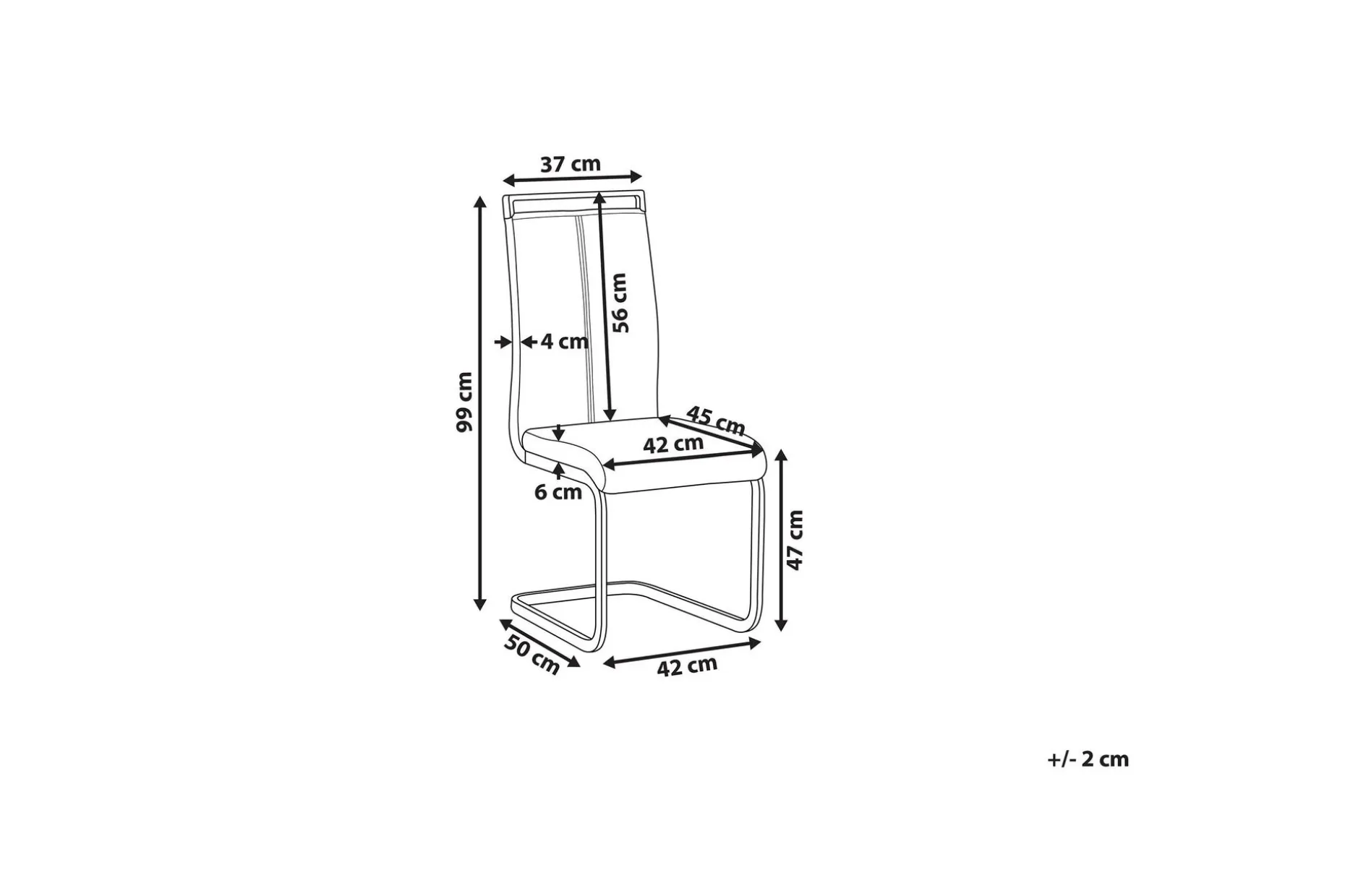 Greedin Dining Spisestol 2- pk