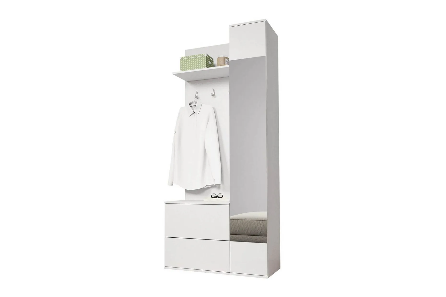Green Garderobe 90x34x195 cm