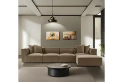 Gregor Sofa med Sjeselong 4-seter