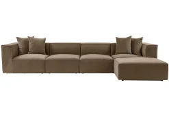 Gregor Sofa med Sjeselong 4-seter