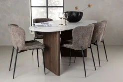 Grönvik Spisegruppe 180 cm Oval med 4 Modesto Stoler