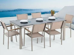 Grosseto Hagegruppe Med Bord + 6 Stoler