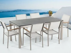 Grosseto Hagegruppe Med Bord + Stoler 6 stk