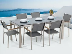 Grosseto Hagegruppe Med Bord + 6 Stoler