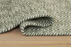 Gåsöga Ullteppe 75x200 cm Oval