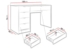 Gudelia Sminkebord 120 cm