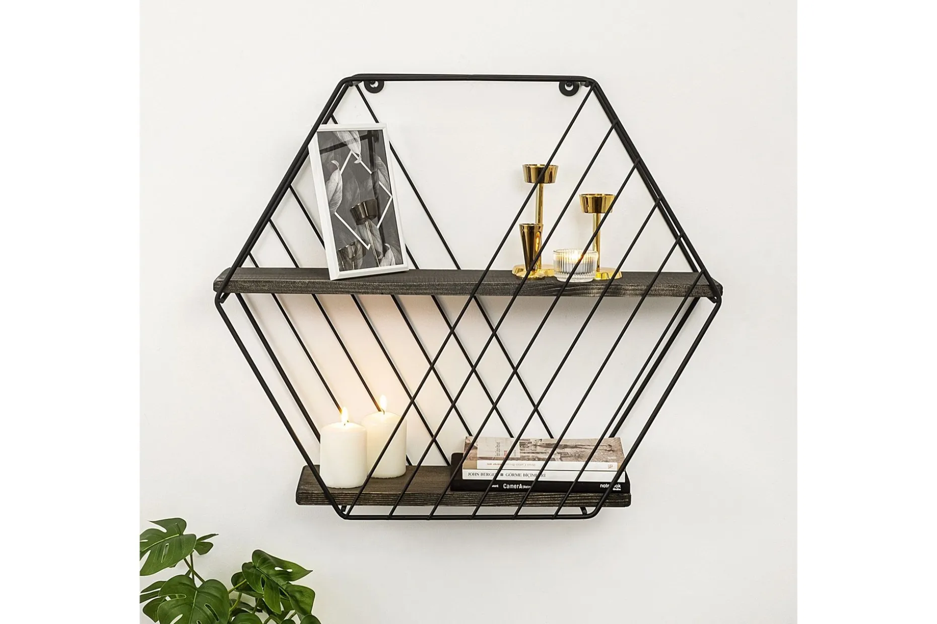 Gullugso Vegghylle 15x60 cm 2- pk