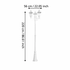Gulvlys Navedo med 3 Lamper