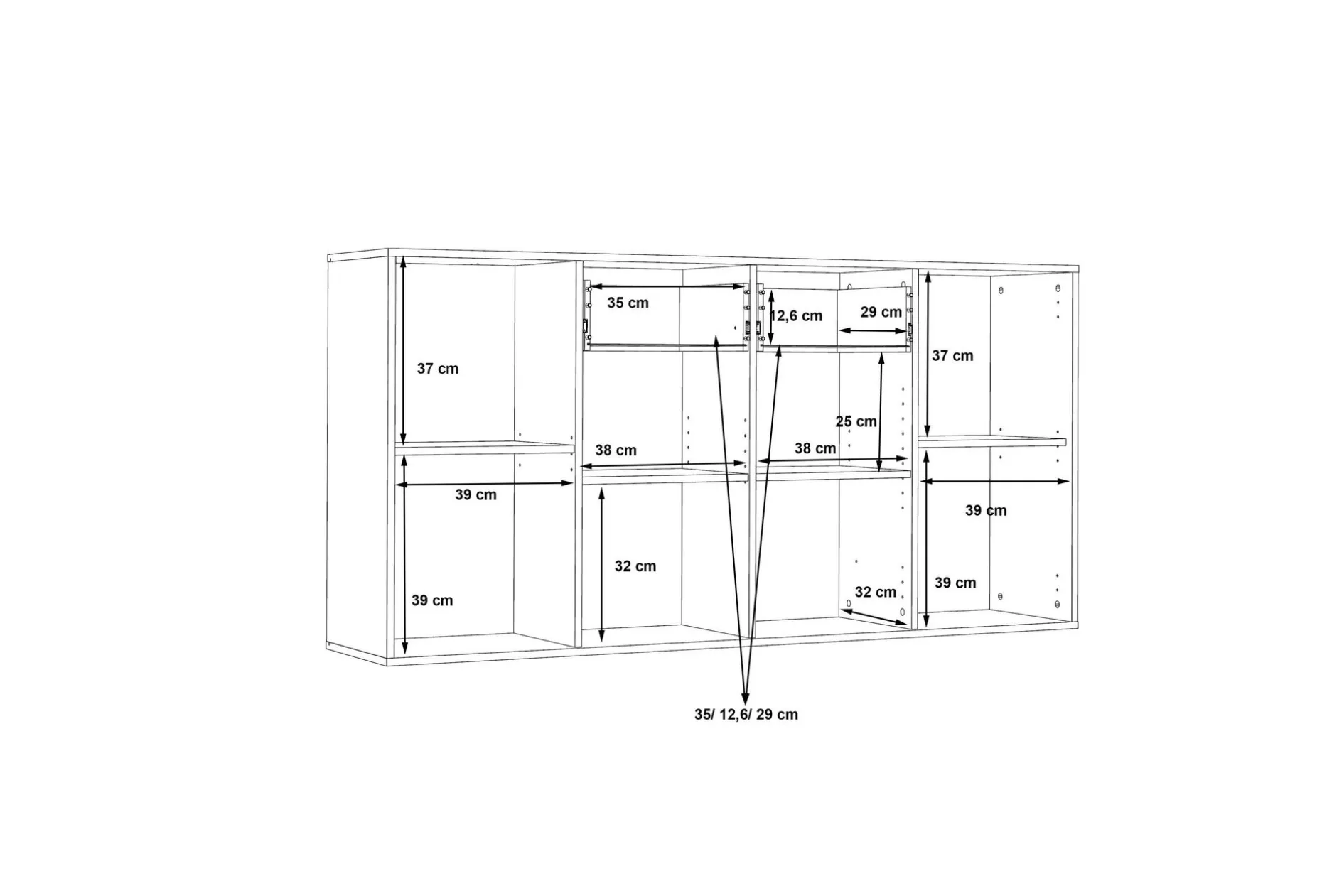 Haba Skjenk 34x162 cm