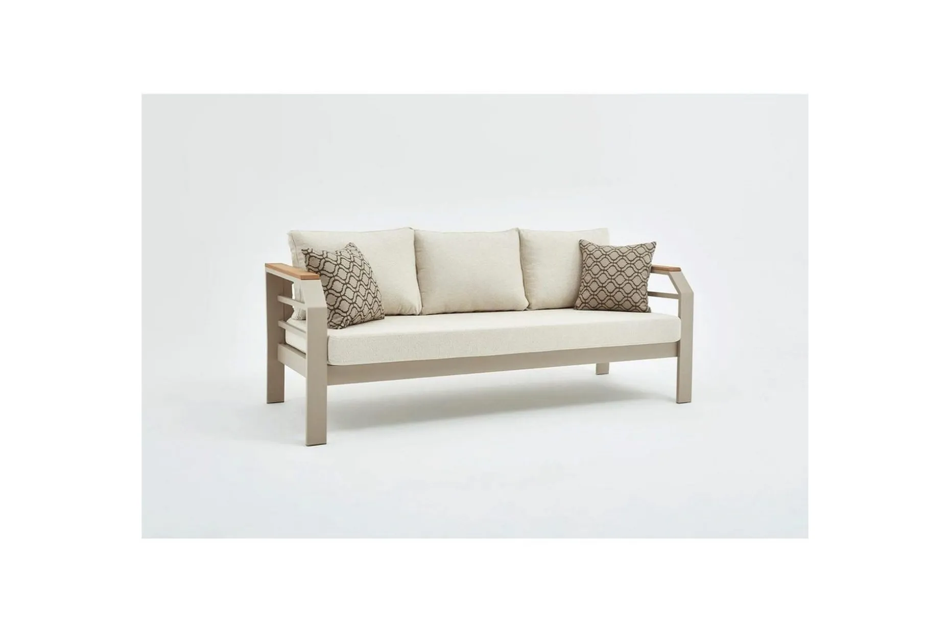Hage loungesett Sudassento Beige