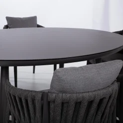 Hagemøbelsett HOME4YOU Bristol bord og 6 stoler