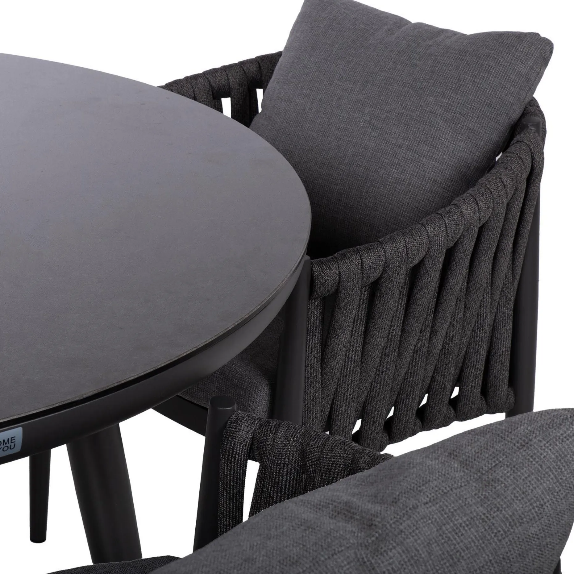 Hagemøbelsett HOME4YOU Bristol bord og 4 stoler
