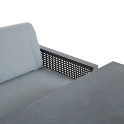 Hagemøbelsett HOME4YOU Delgado hjørnesofa, bord og benk