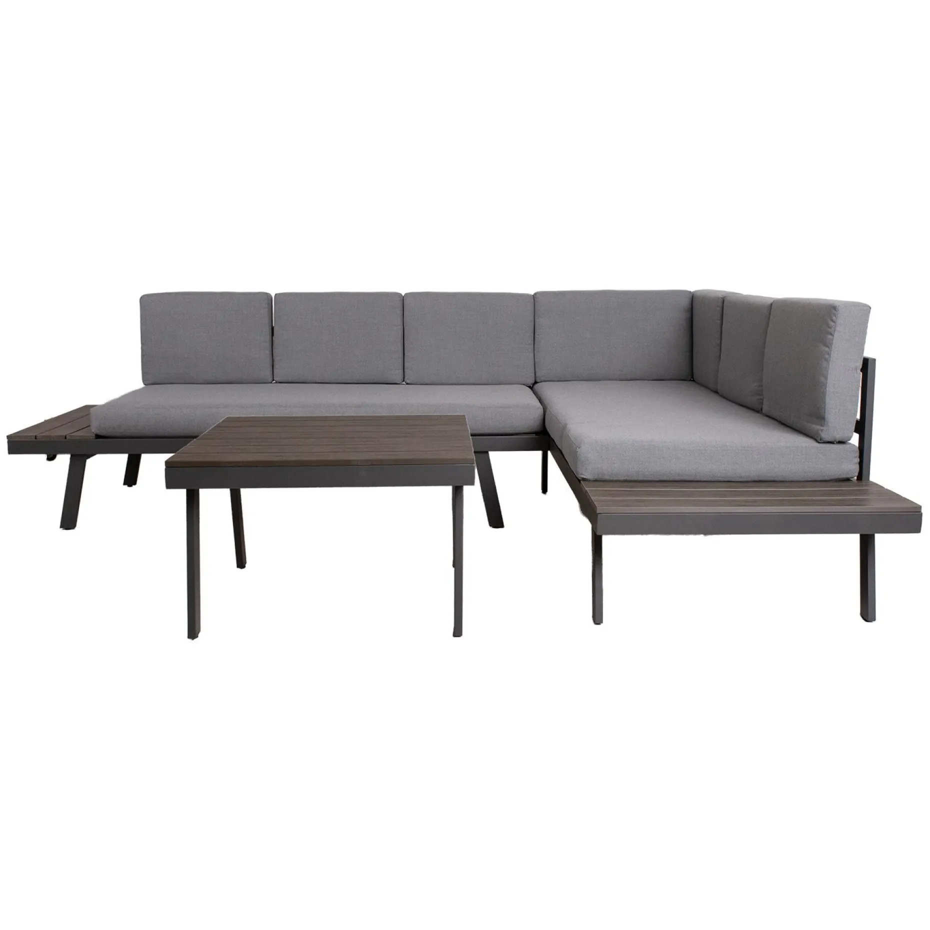 Hagemøbelsett HOME4YOU Delgado hjørnesofa og bord
