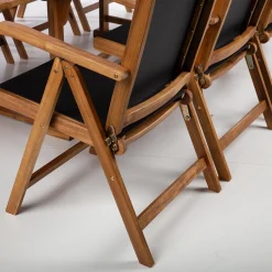 Hagemøbelsett HOME4YOU Fabiola bord og 8 stoler
