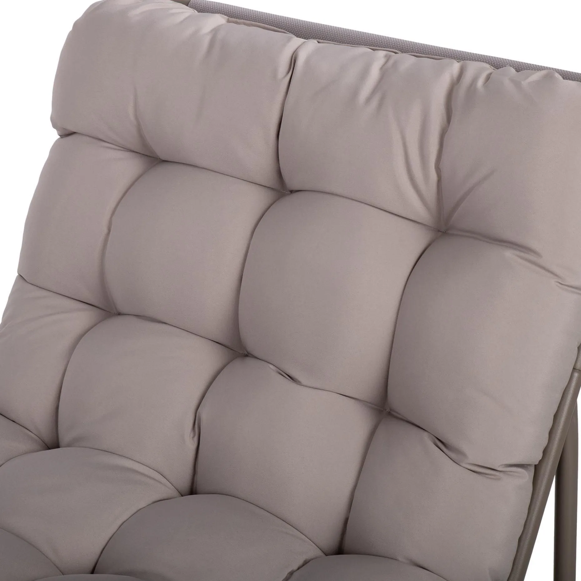 Hagemøbelsett HOME4YOU Jive bord og 2 stoler, taupe