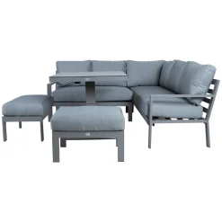 Hagemøbelsett HOME4YOU Rio 4 deler gråbeige