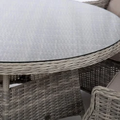 Hagemøbelsett HOME4YOU Trento bord og 4 stoler