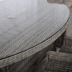 Hagemøbelsett HOME4YOU Trento bord og 6 stoler