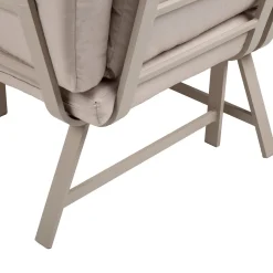 Hagemøbelsett HOME4YOU Upland bord og hjørnesofa beige