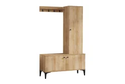 Hall Stand Eik|Svart
