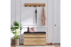 Hall Stand Eik|Svart