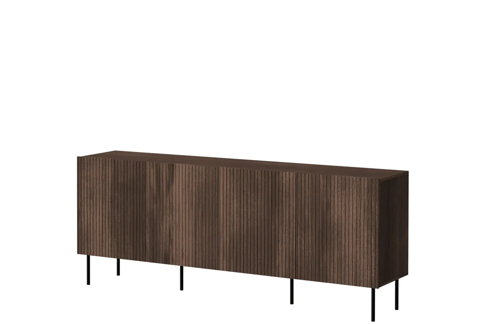 Hammarstrand Kommode Mørkt tre Bred 201 cm Høyde 81 cm Dybde 42 cm