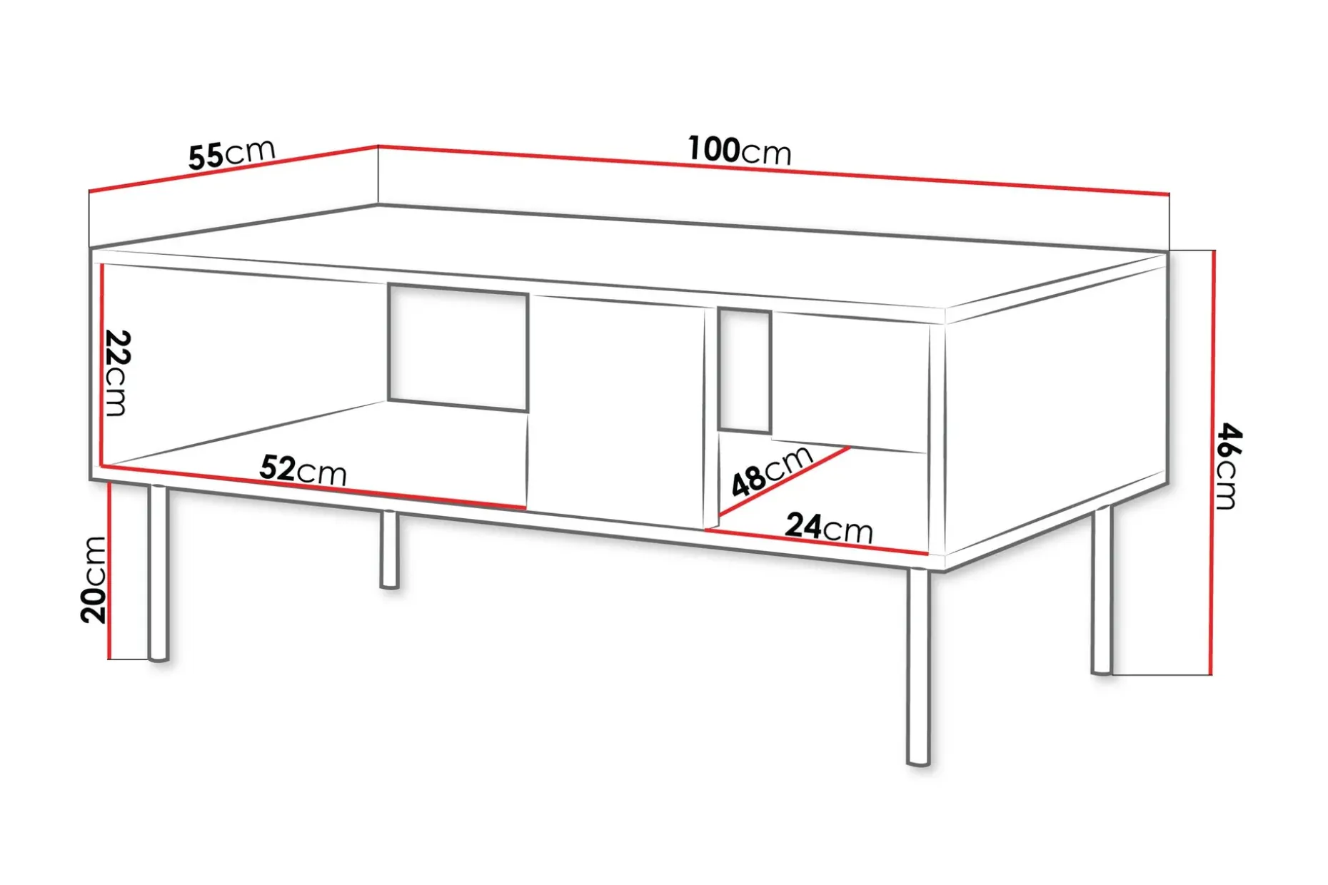 Hammarstrand Sofabord 100 cm