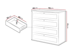 Hammerdal Kommode 92 cm