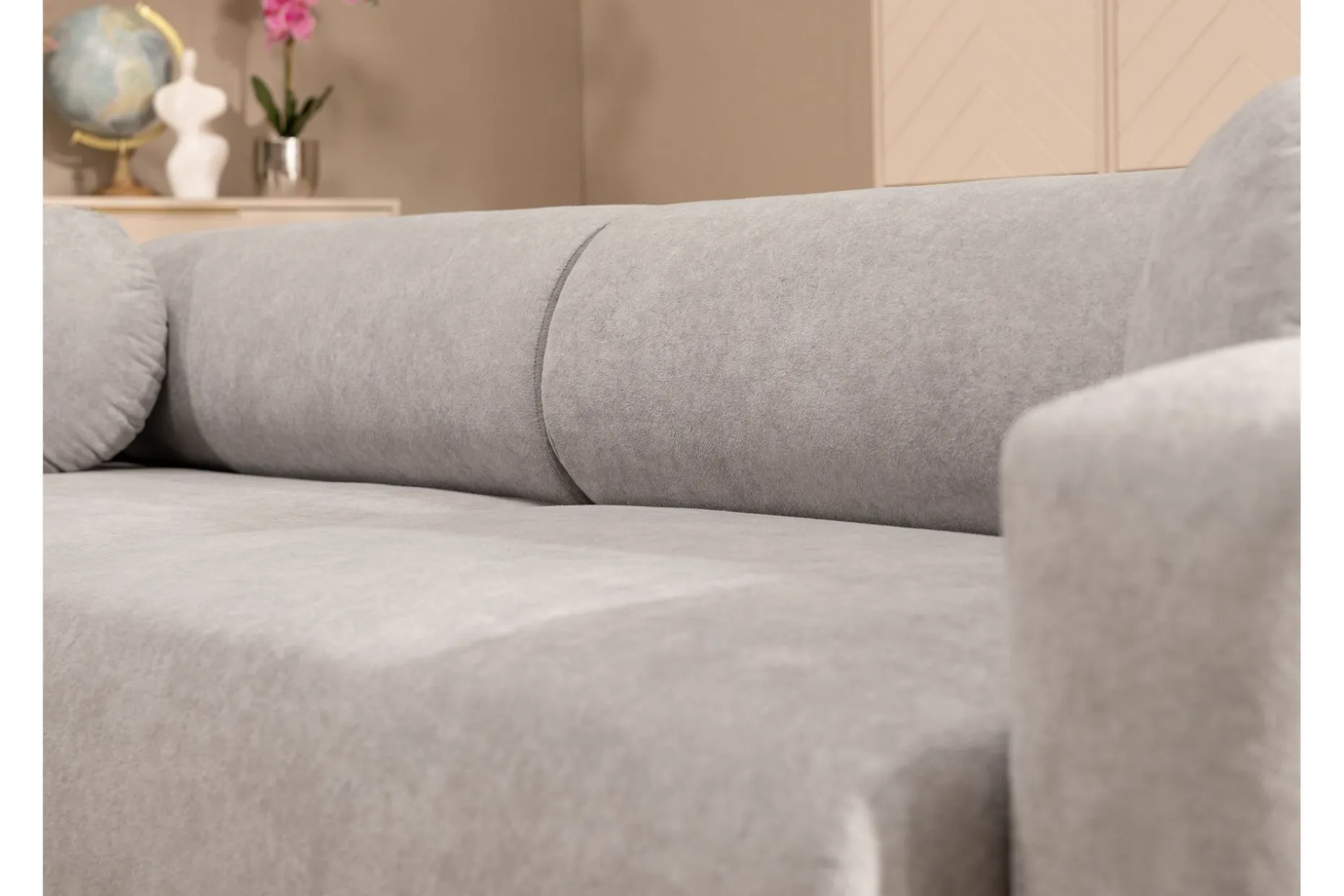 Hanish Sovesofa med Sjeselong 3-seter