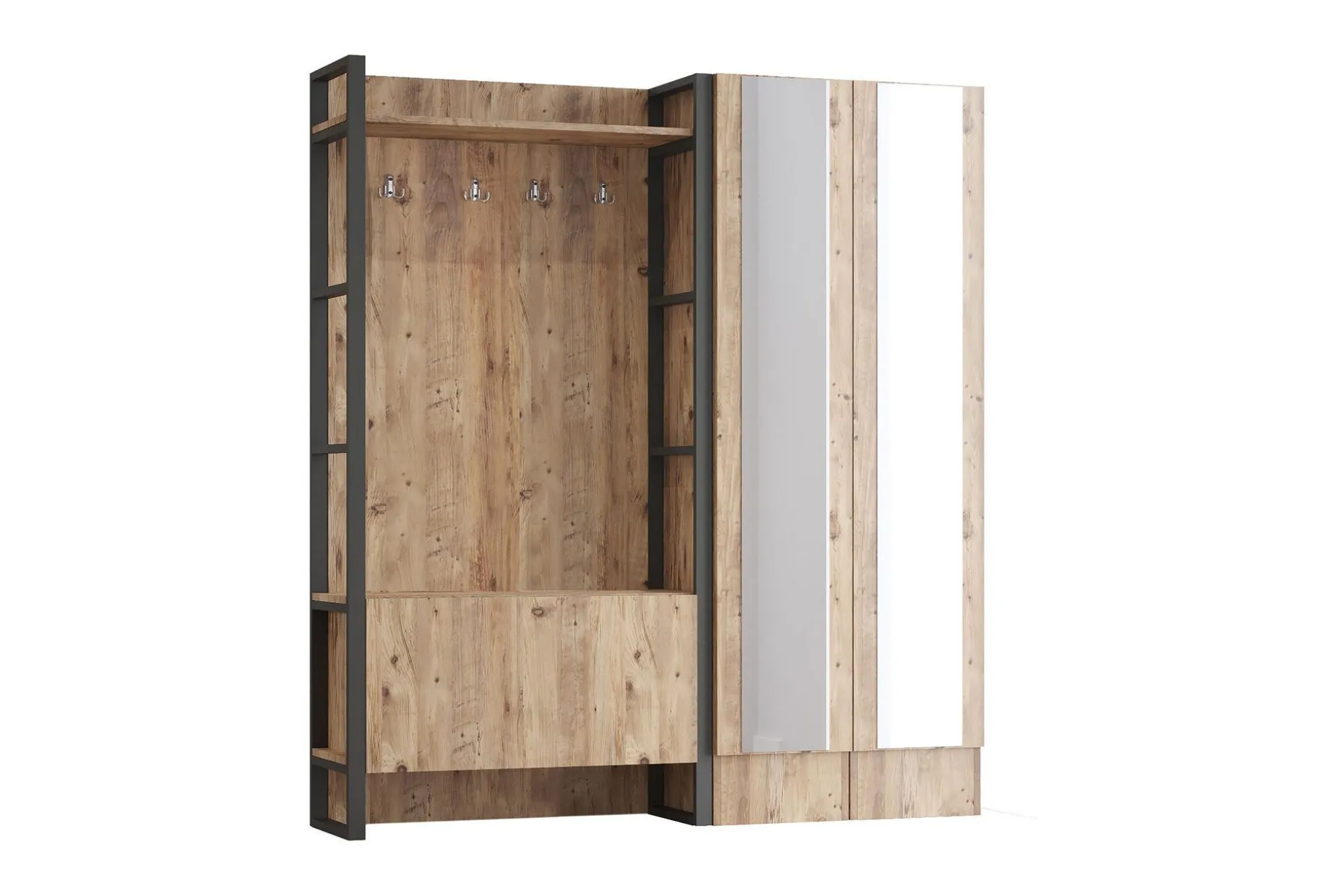 Hardyng Hallmöbelset 34x90 cm Dobbel Høyre