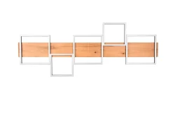 Harper LED-Taklampe 115 cm Mattsvart/Tre