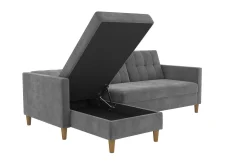Hartford 3-sits Divansovesofa Grå