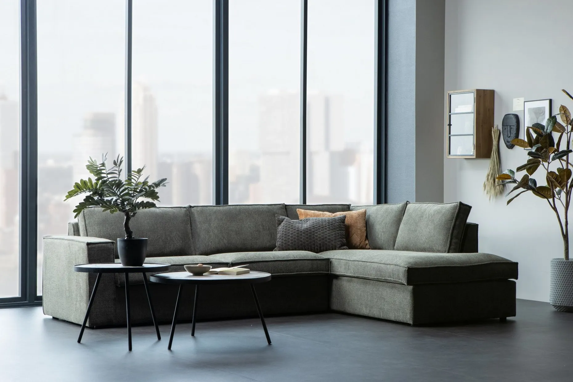 Hearness 3-seters Sofa med Sjeselong Høyre