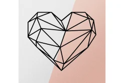 Heart Metal Decor Veggdekor